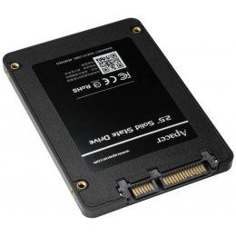 Твердотельный накопитель SSD 960Gb Apacer Panther AS340X, [AP960GAS340XC-1], 960 ГБ, 2.5" SATA III, чтение: 550 МБ/с, запись: 510 МБ/с, 3D V-NAND